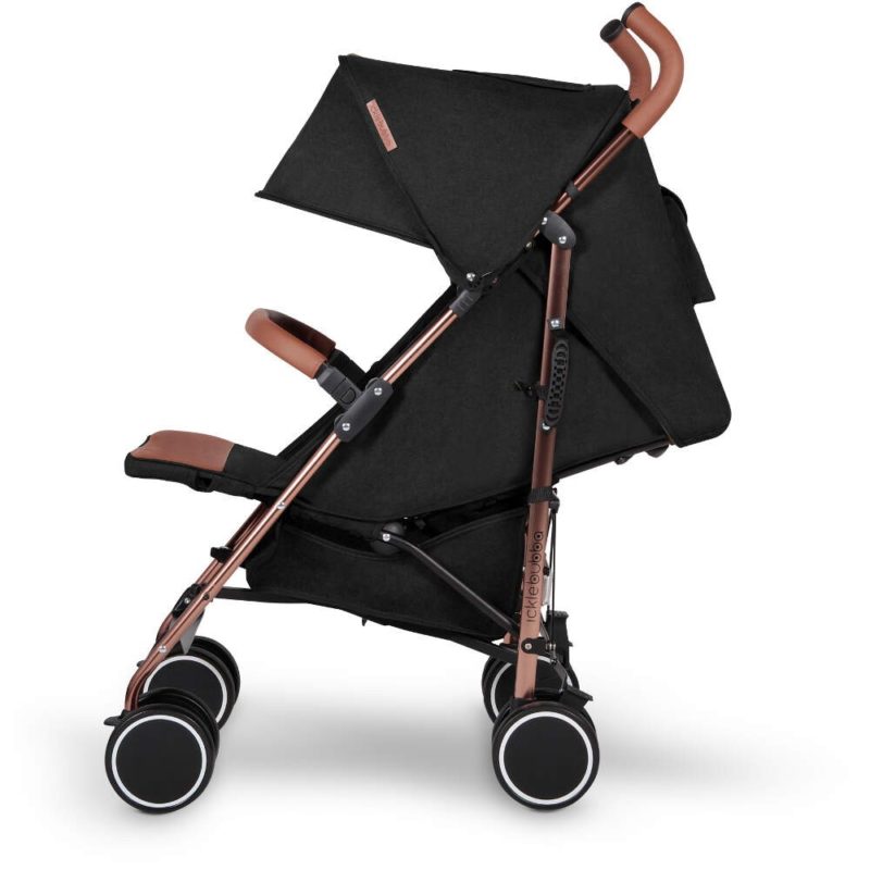 Ickle Bubba Discovery Stroller - Black on Rose Gold Frame 6
