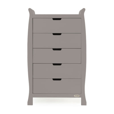 Obaby Stamford Luxe 5 Piece Room Set - Taupe Grey 3