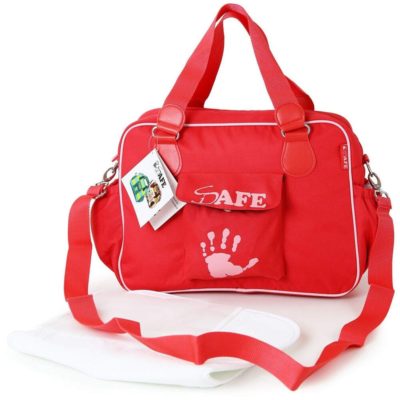 i-Safe Luxury Changing Bag - Red