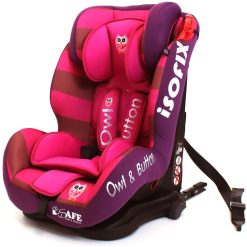 iSafe Car Seat Group 1-2-3 Owl & Button