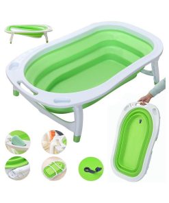 iSafe Flat Foldable Baby Bath - Lime