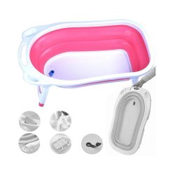 iSafe Flat Foldable Baby Bath - Pink