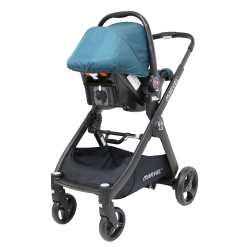 iSafe Marvel 2in1 Pram Travel System and Carseat - Teal