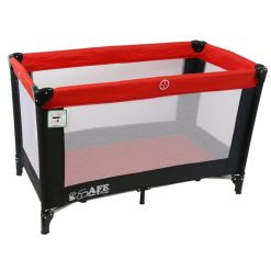 iSafe Rest & Play Travel Cot - RedBlack