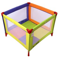 iSafe Zapp And Nap Luxury Square Travel Cot Playpen - Multicolored