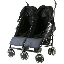 Zeta CiTi Twin Stroller -Black
