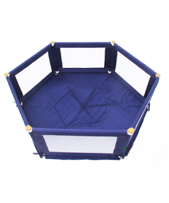 Tikk Tokk POKANO Fabric Playpen – Hexagonal – BLUE