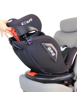 iSafe All Stages 360° Rotating Baby Car Seat Carseat Group 0+123 - Black