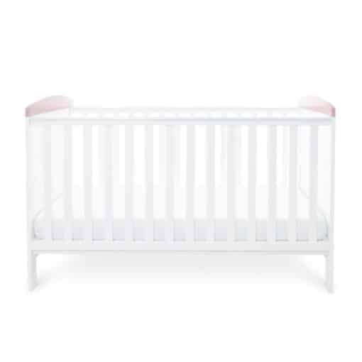 Babyhoot Style Cot Bed Elephant Love pink