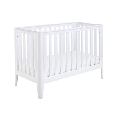 Babymore Iris Cot Bed - White