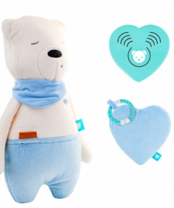 myHummy Daddy Bear with Sleep Sensory Heart - Sam