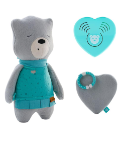 myHummy Mummy Bear with Sleep Sensory Heart - Lena