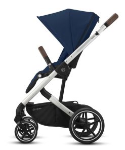 Cybex Balios S Lux Pushchair - Navy Blue and Silver