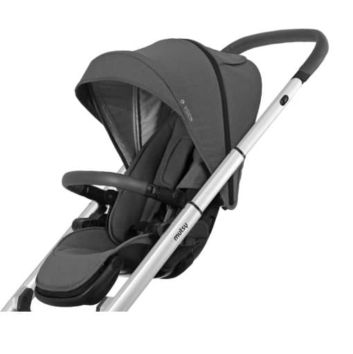 mutsy icon stroller seat unit vision titanium grey