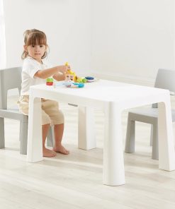 Liberty House Toys Grey Kids Height Adjustable Table and Chairs Set