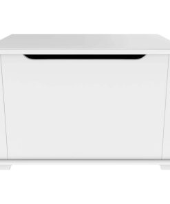 babymore toy chest white front view