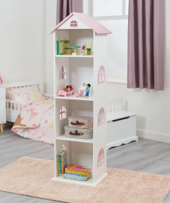 Liberty House Toys Tall White Doll House Bookcase