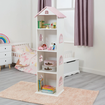 Liberty House Toys Tall White Doll House Bookcase