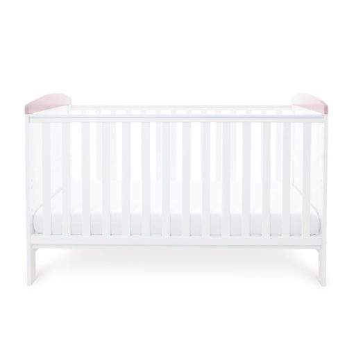 Ickle Bubba Coleby Style Elephant Love Pink Cot Bed