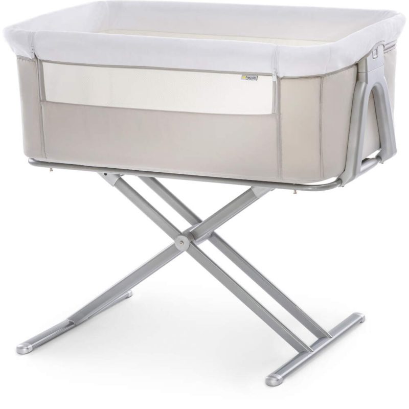 Hauck Face to Me Beige Bedside Cot