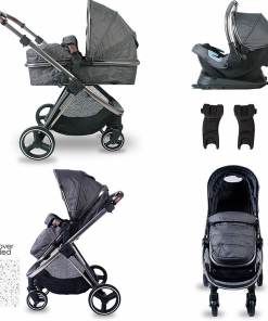 Red Kite Push Me Pace Icon Travel System With Isofix Base