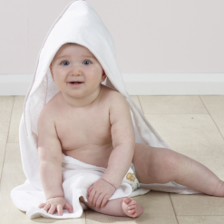 Kindervalley White Hooded Towel