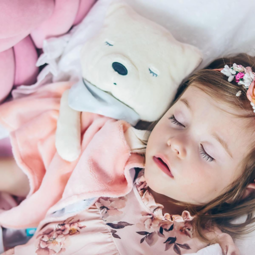 myCuddly Pink Sleep Aid with Sleep Sensor