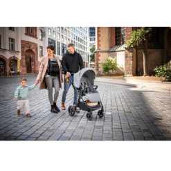 Hauck Vision X Grey Pushchair With Silver Frame