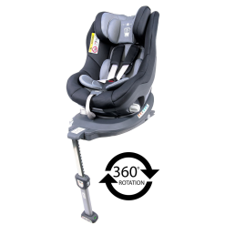 Cozy N Safe Black/Grey Merlin 360° Car Seat