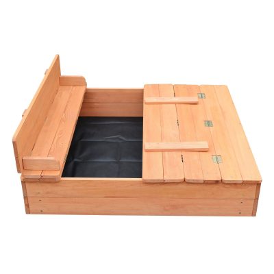 Liberty House Toys Kids Sand Pit With Seating and Cover