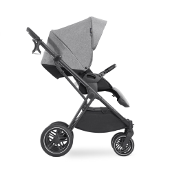 Hauck Vision X Grey Pushchair With Black Frame