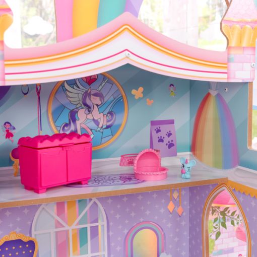 Kidkraft Rainbow Dreamers Unicorn Mermaid Dollhouse 5