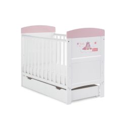 Unicorn Pink cotbed with Under Drawer - BUNDLE