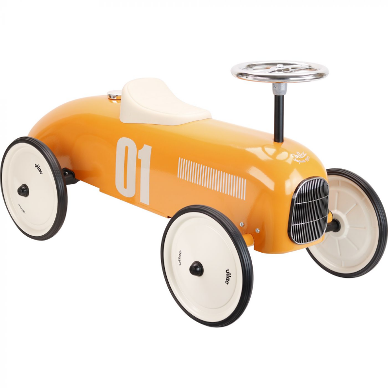 Vilac Orange Classic Racing Ride-on Car