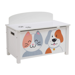 Liberty House Toys Wooden Cat and Dog Toy Box