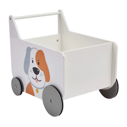 Liberty House Toys Cat and Dog Wooden Push Along Walker