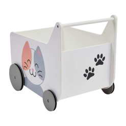 Liberty House Toys Cat and Dog Wooden Push Along Walker