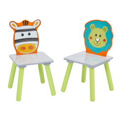 Liberty House Toys Lion and Zebra Table and Chairs