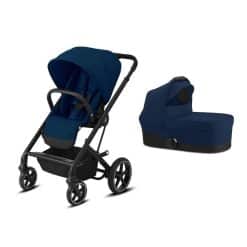Cybex Balios S Lux Pushchair and Cot S - Navy Blue and Black