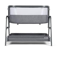 Ickle Bubba Bubba & Me Bedside Crib Space Grey 4