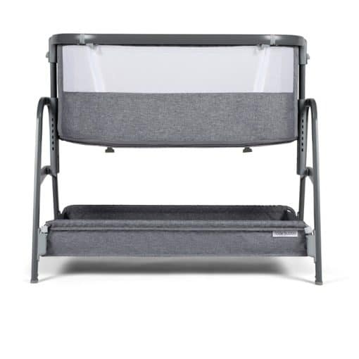 Ickle Bubba Bubba & Me Bedside Crib Space Grey 4