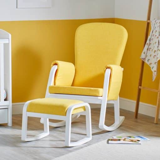 Ickle Bubba Dursley Rocking Chair and Stool - Sunshine 2