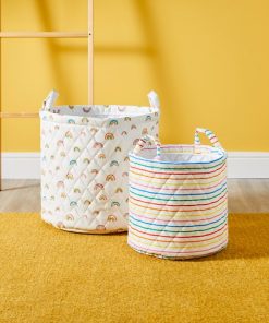 Ickle Bubba Rainbow Dreams Pack of 2 Storage Baskets 2