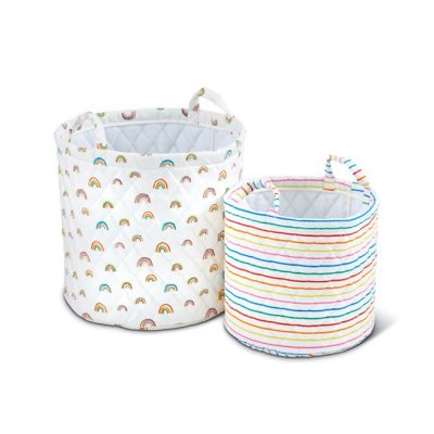Ickle Bubba Rainbow Dreams Pack of 2 Storage Baskets