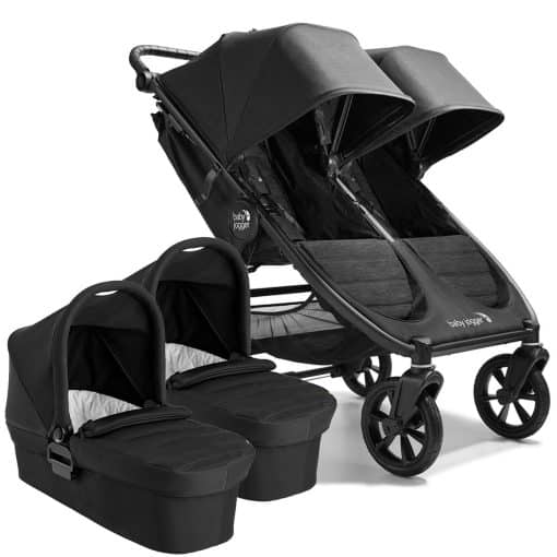 Baby Jogger City Mini GT2 Double With Carrycots Opulent Black