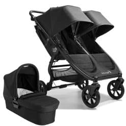 Baby Jogger City Mini GT2 Double With 1 Carrycot Opulent Black