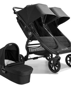 Baby Jogger City Mini GT2 Double With 1 Carrycot Opulent Black