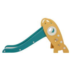 Liberty House Toys Green and Gold Kids Rocket Slide