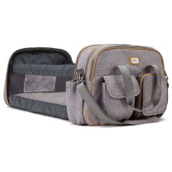 Bizzi Growin Travel Crib Changing Bag Windsor Grey