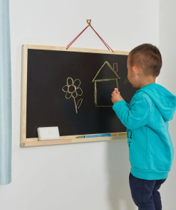 Liberty House Toys Hanging Dry Wipe Board and Chalkboard